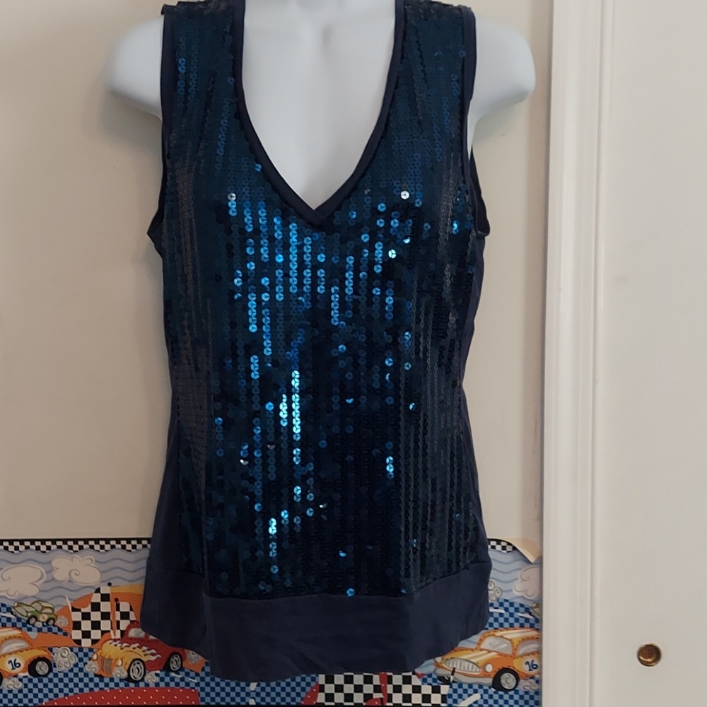 Kenneth Cole Sequin tank